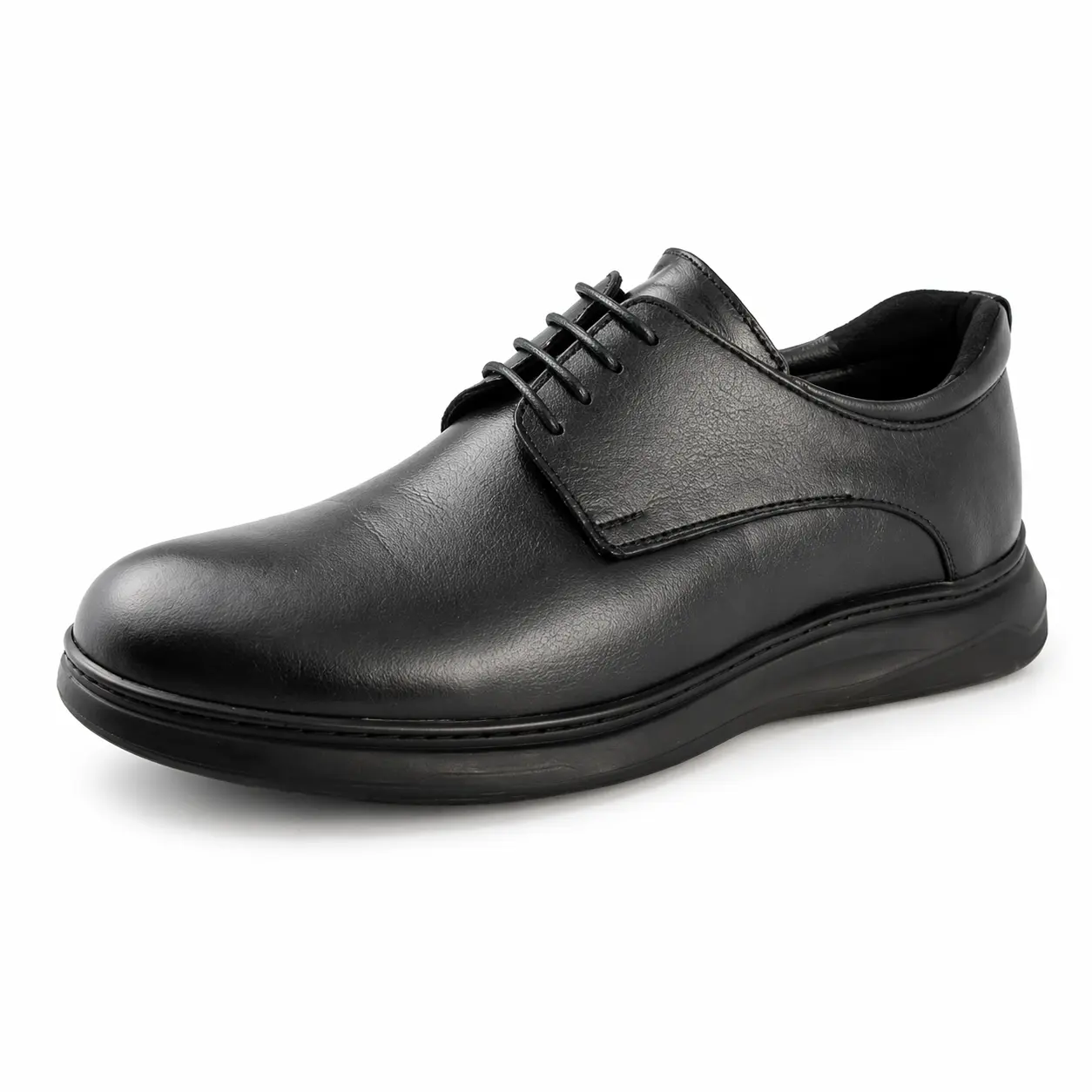 CHAUSSURE CONFORT+ 100 NOIR CUIR  .......... sandale médicale femme confortable Maroc